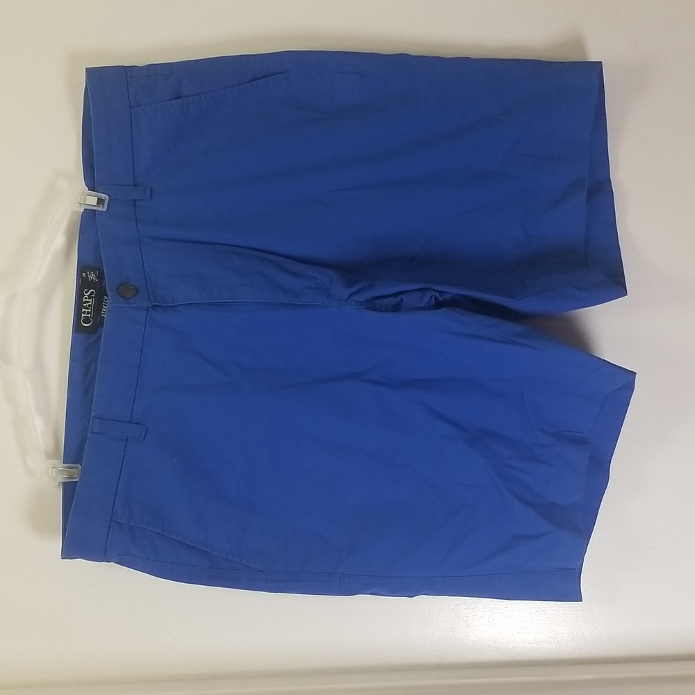 Chaps Stretch Chinos Blue Golf Shorts